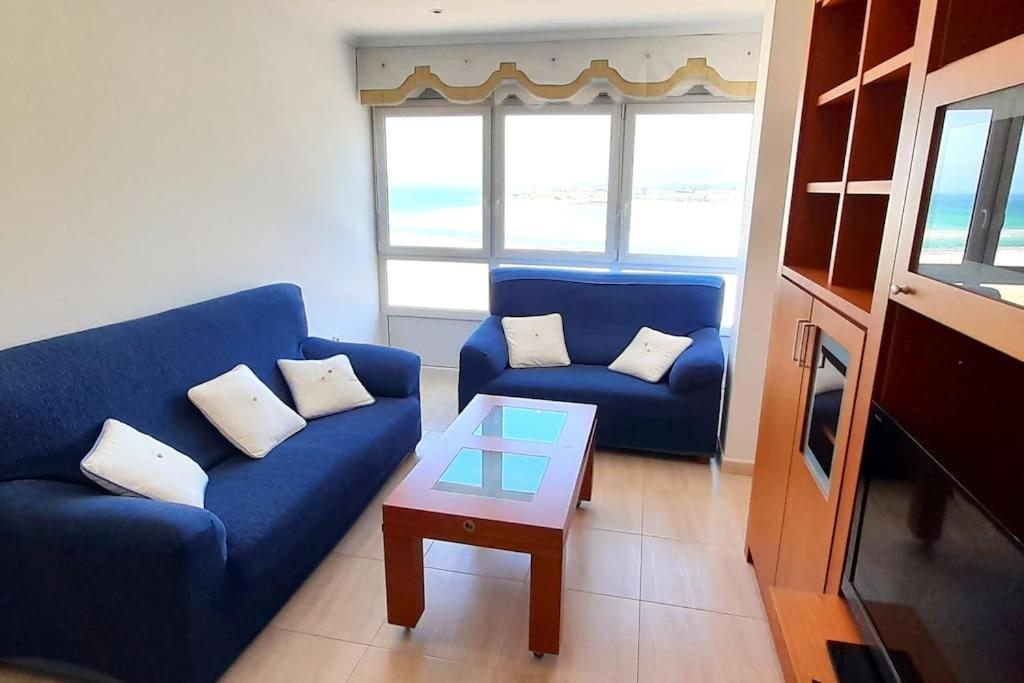 Apartamento Vistas Al Mar Con Piscina Y Terraza Foz Exteriör bild